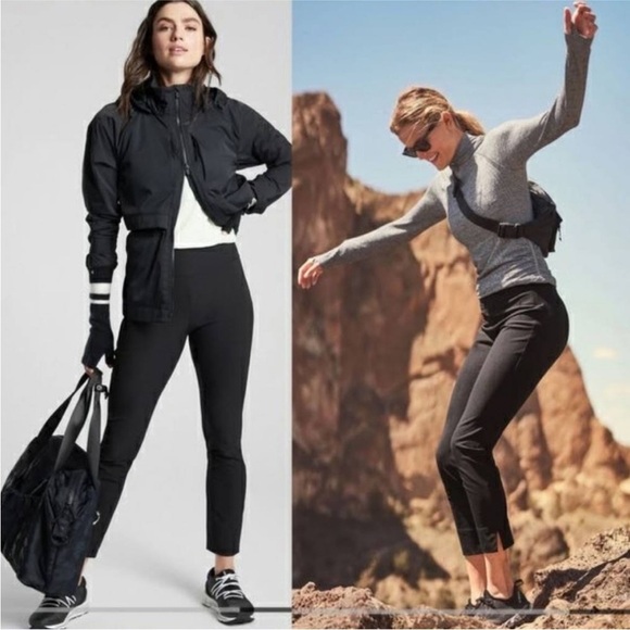 Athleta Wander Slim Ankle Pant Black Women’s 14 - Picture 1 of 10